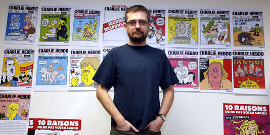 Charb, directeur de Charlie Hebdo