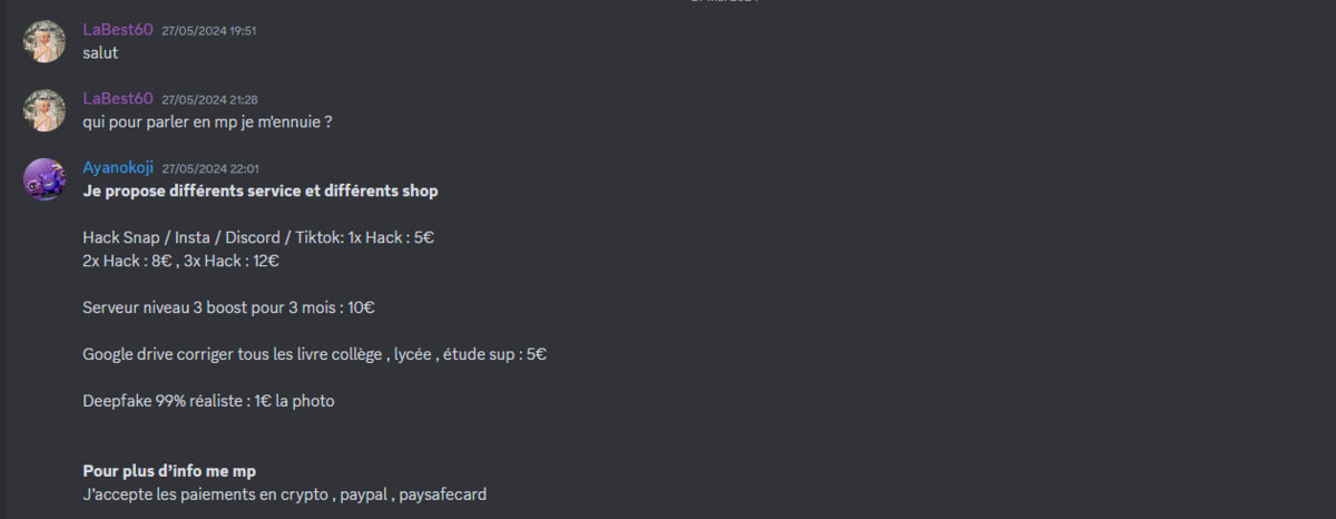 Des règles de bon comportement en total contradiction avec les actes réalisés sur ces serveurs