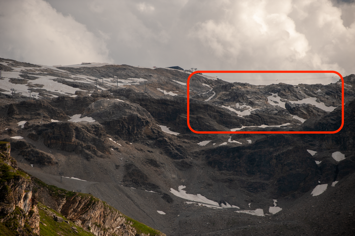 Le même endroit en juillet 2023 - © Reflets