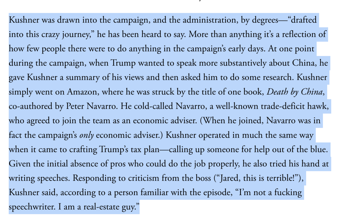 Comment Jared Kushner a trouvé Peter Navarro, l'homme par qui les tarifs douaniers sont arrivés - Vanity Fair