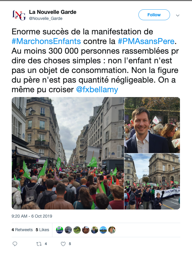 Une manifestation qui était évidemment un "énorme succès". - Copie d'écran 
