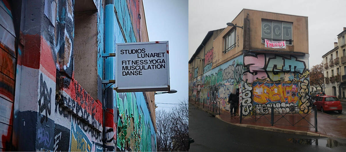 Des photos du bâtiment depuis la rue