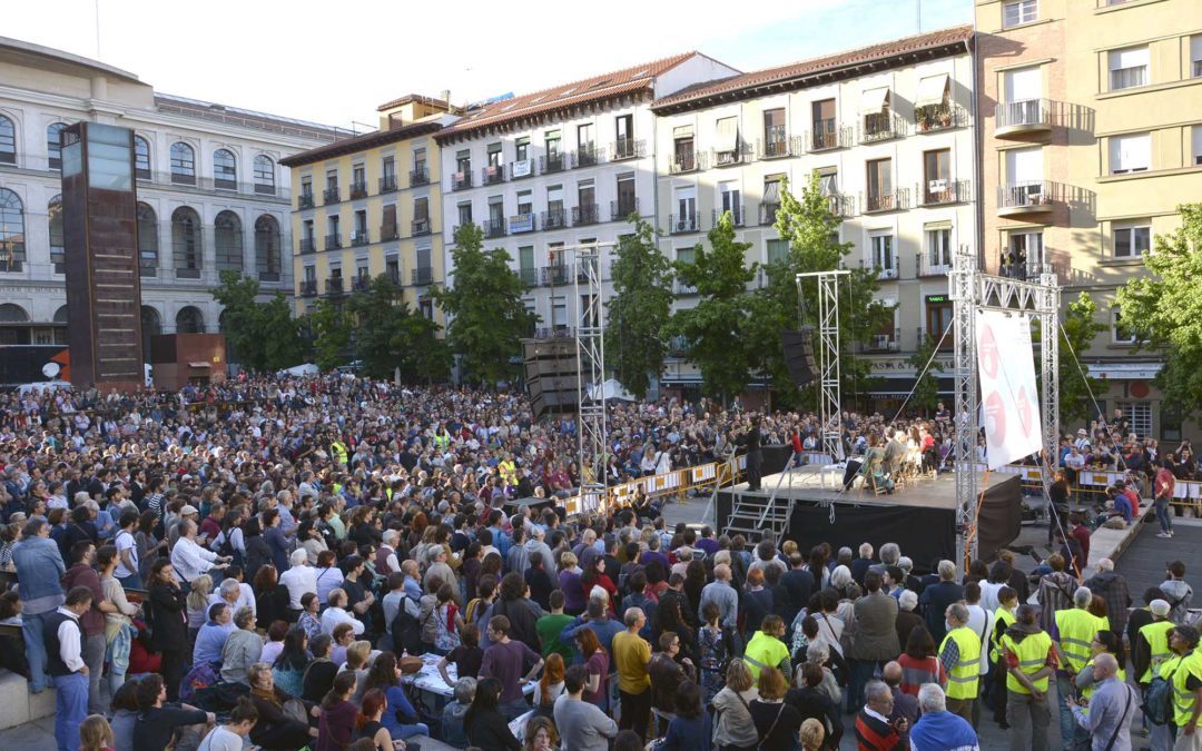 Le mouvement "Barcelone en Commun" a pris la mairie de Barcelone en 2015 à la tête d'une coalition de la gauche radicale et écologiste catalanne. - Julio Erre