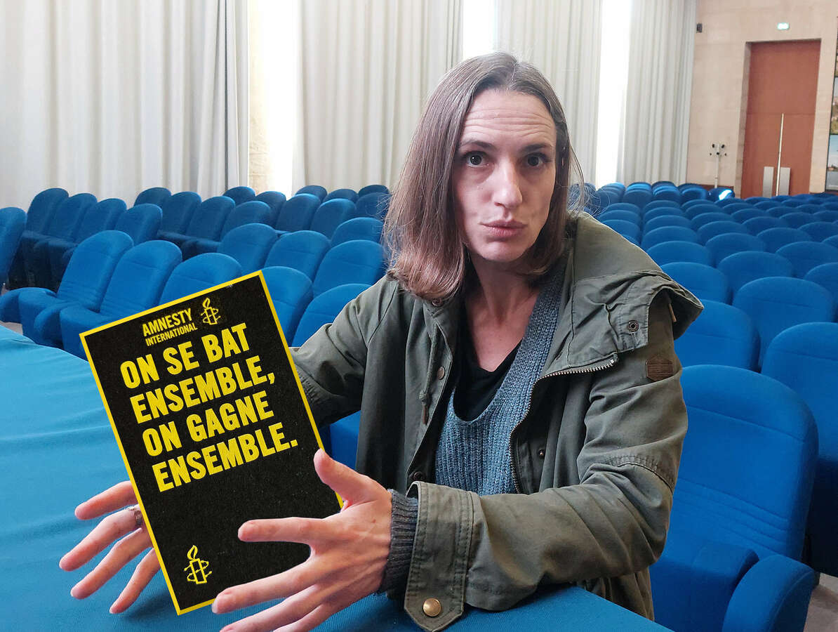 Katia Roux représentante d’Amnesty - Reflets