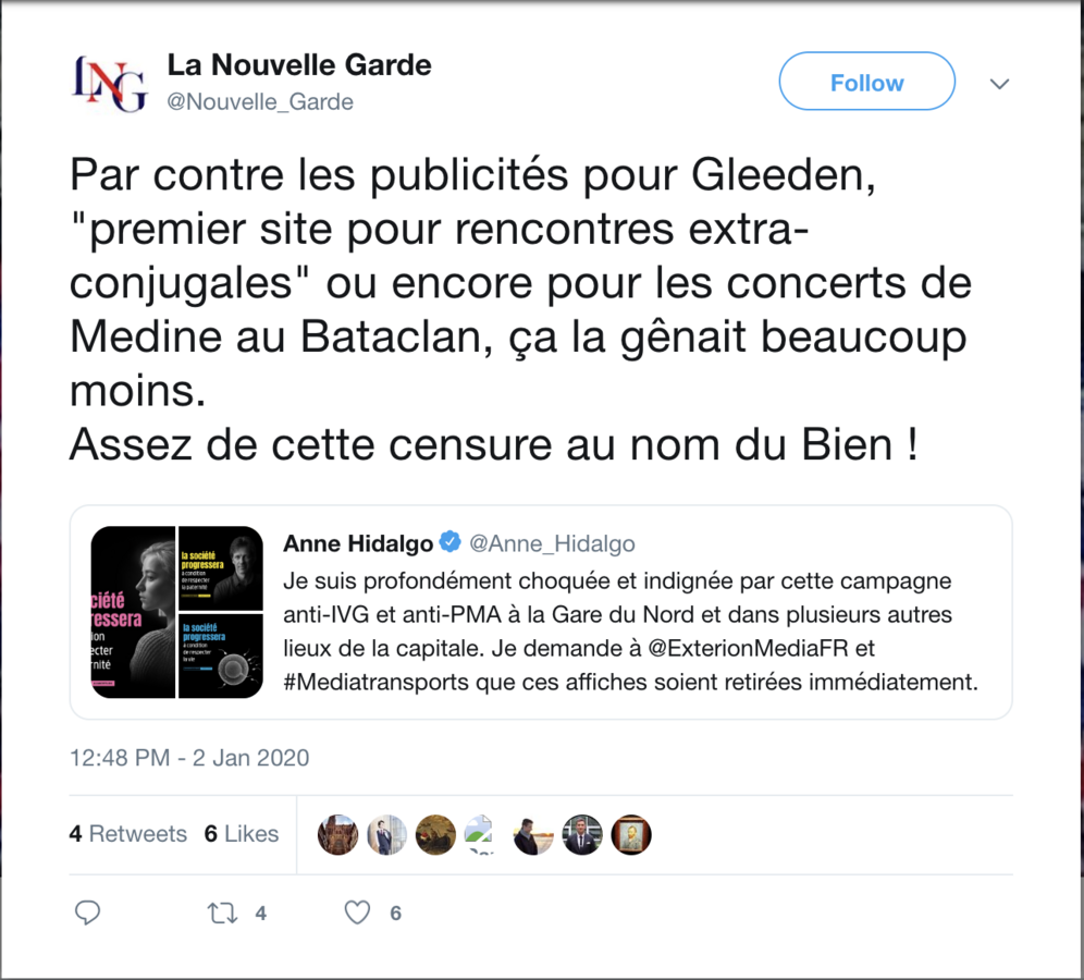 Comment peut-on tolérer des publicités pour des sites liés aux rencontres extra-conjugales ? - Copie d'écran 