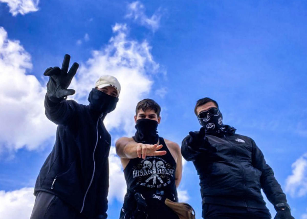 Des militants d'extrême droite à Marseille. Images issues de Telegram. - 2025 - © Reflets