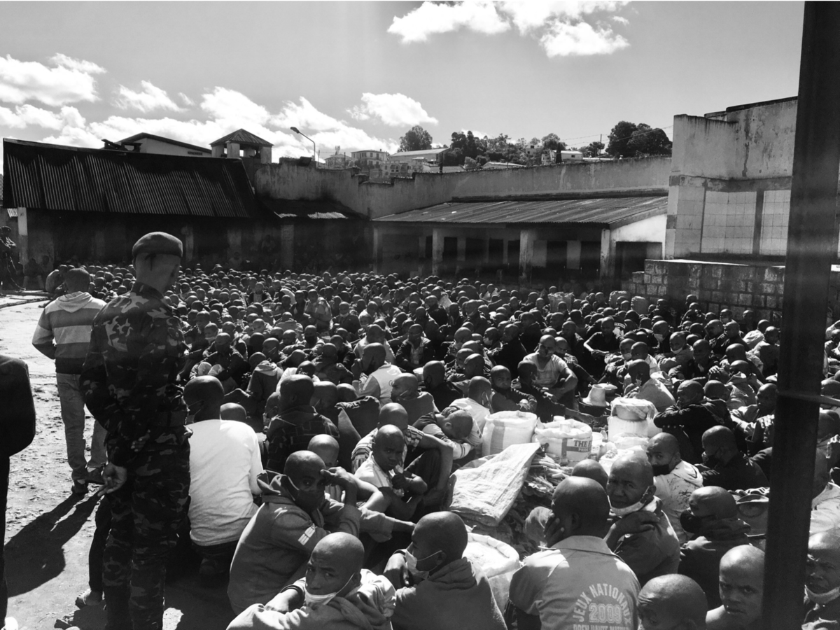 Cour principale de la prison de Fianarantsoa - © Samuel Gautier