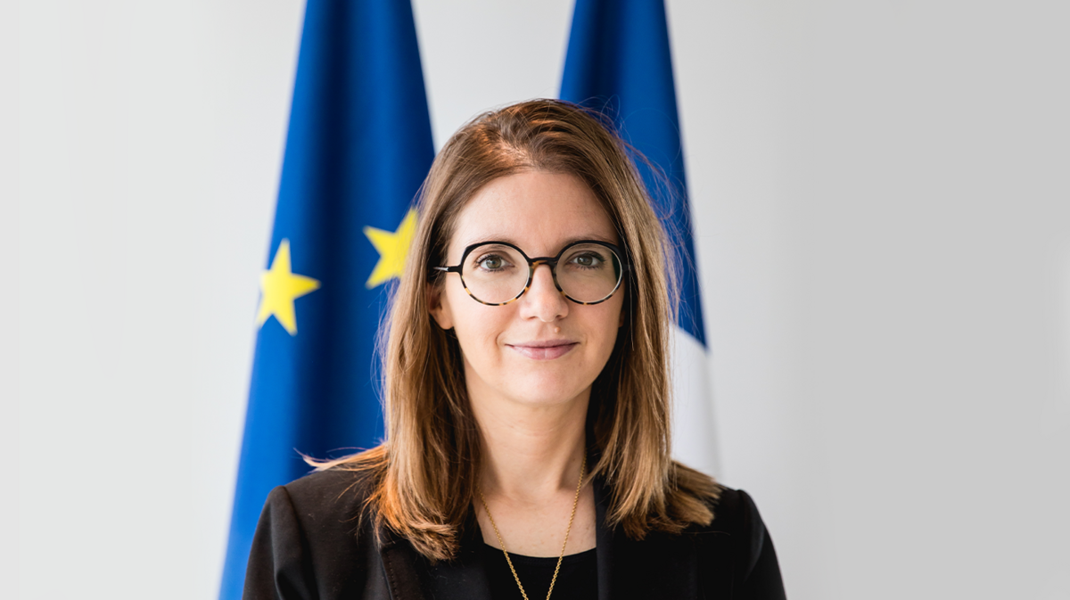 Portrait d'Aurore Bergé - Copie d'écran sur le site du gouvernement