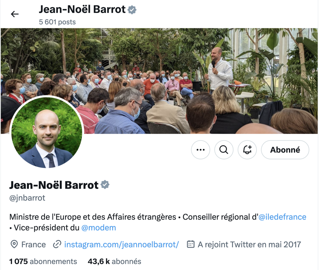 Jean-Michel Barrot sur Twitter - Copie d'écran 