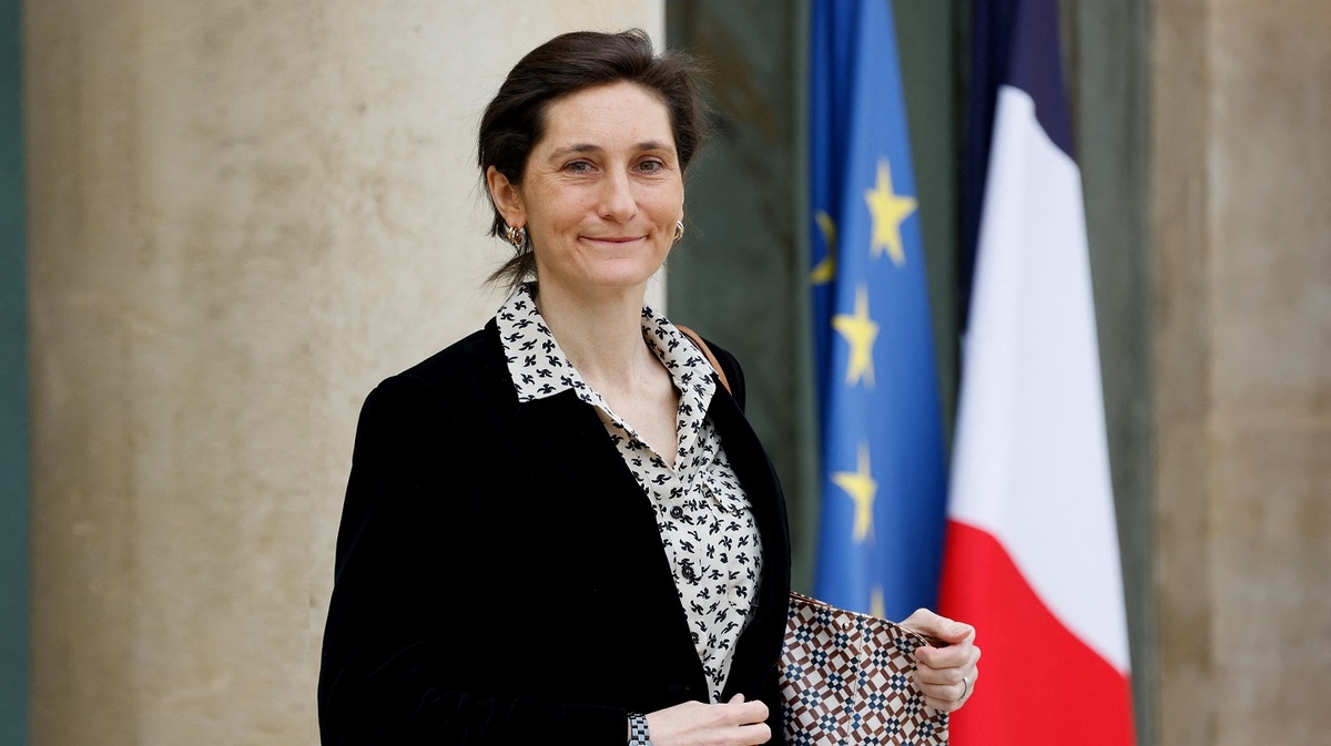 Portrait d'Amélie Oudéa-Castéra - Copie d'écran sur le site du gouvernement