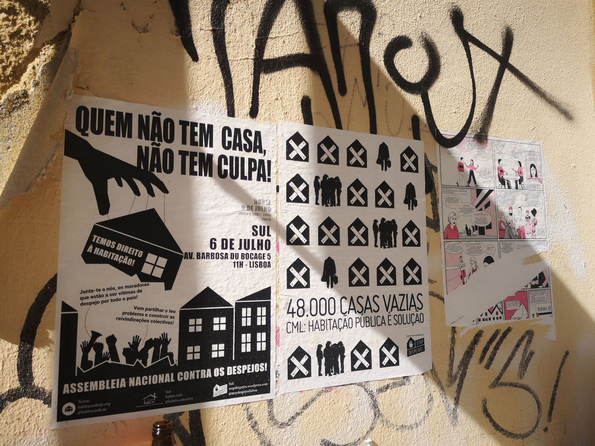 Les 48 000 logements vides recensés sur Lisbonne sont présentés comme une solution possible au problème du prix du logement.    - Reflets