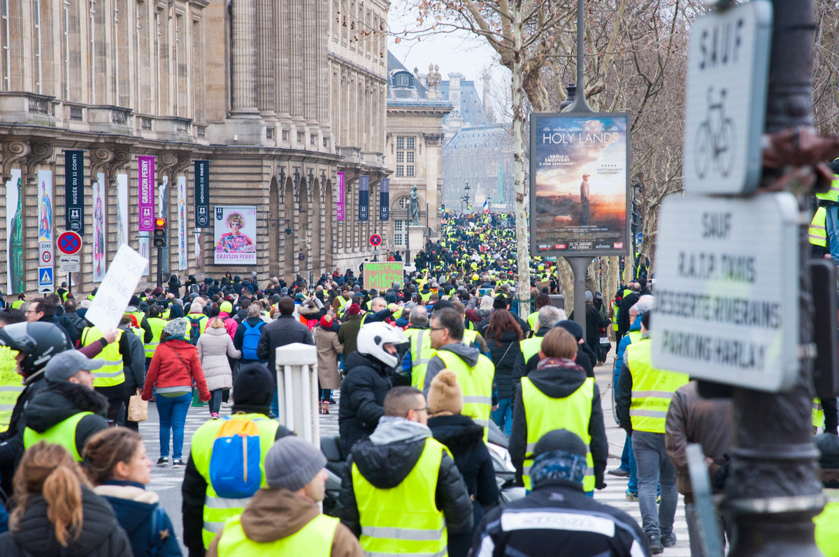 On est déjà loin des 3500 manifestants annoncés pour tout Paris par le ministère de l'Intérieur - © Reflets