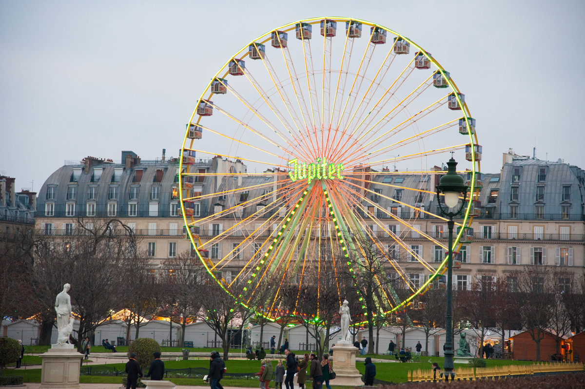 Et la grande roue du jardin des Tuileries qui s'appelle "Jupiter"...  - © Reflets