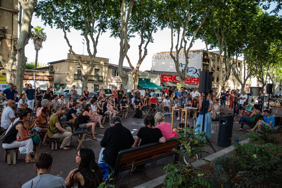 Troisième Agora du mouvement en Juin 2019 dans le quartier populaire de Figerolles à Montpellier - #NousSommes