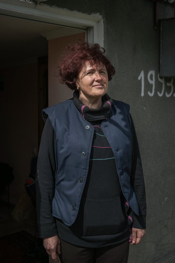 Irina, 55 ans. Déplacée de Donetsk. - Denis Meyer