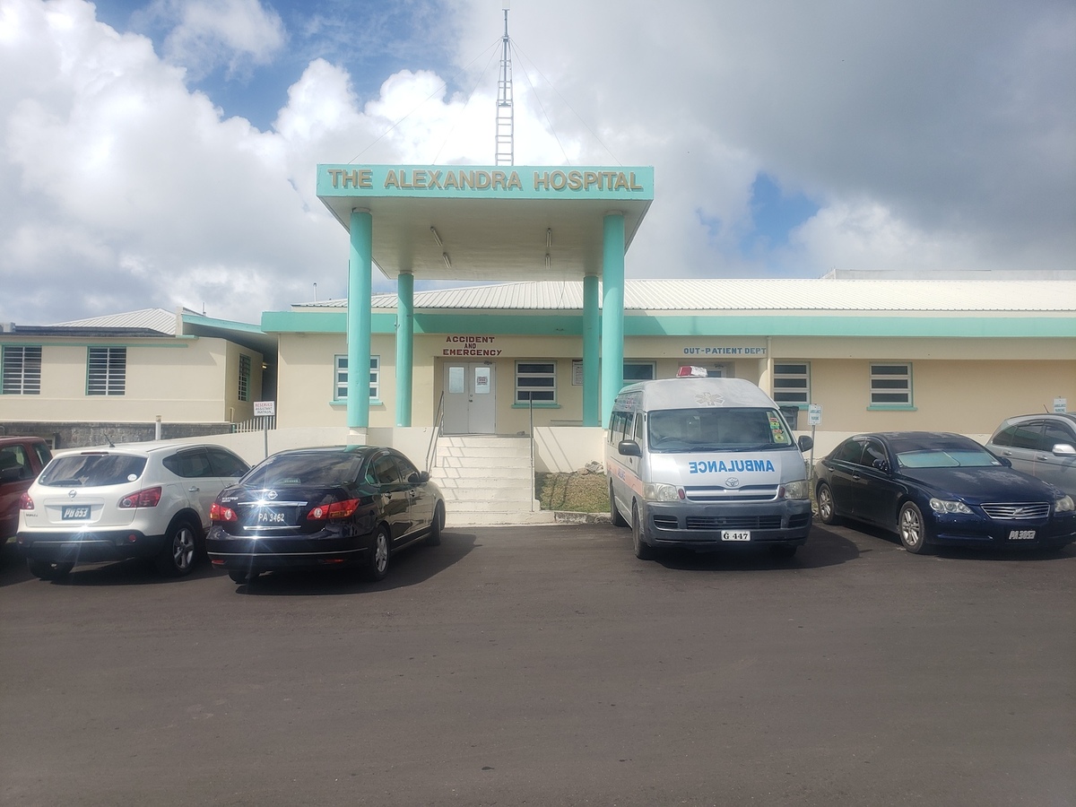 L'hôpital Alexandra à Nevis - Photo communiquée par le gouvernement à la fondation