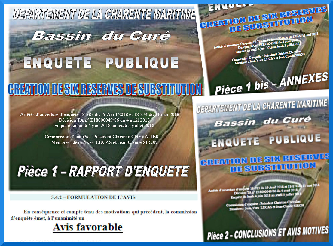 Un projet de six bassines en Charente-Maritime - Capture d'écran