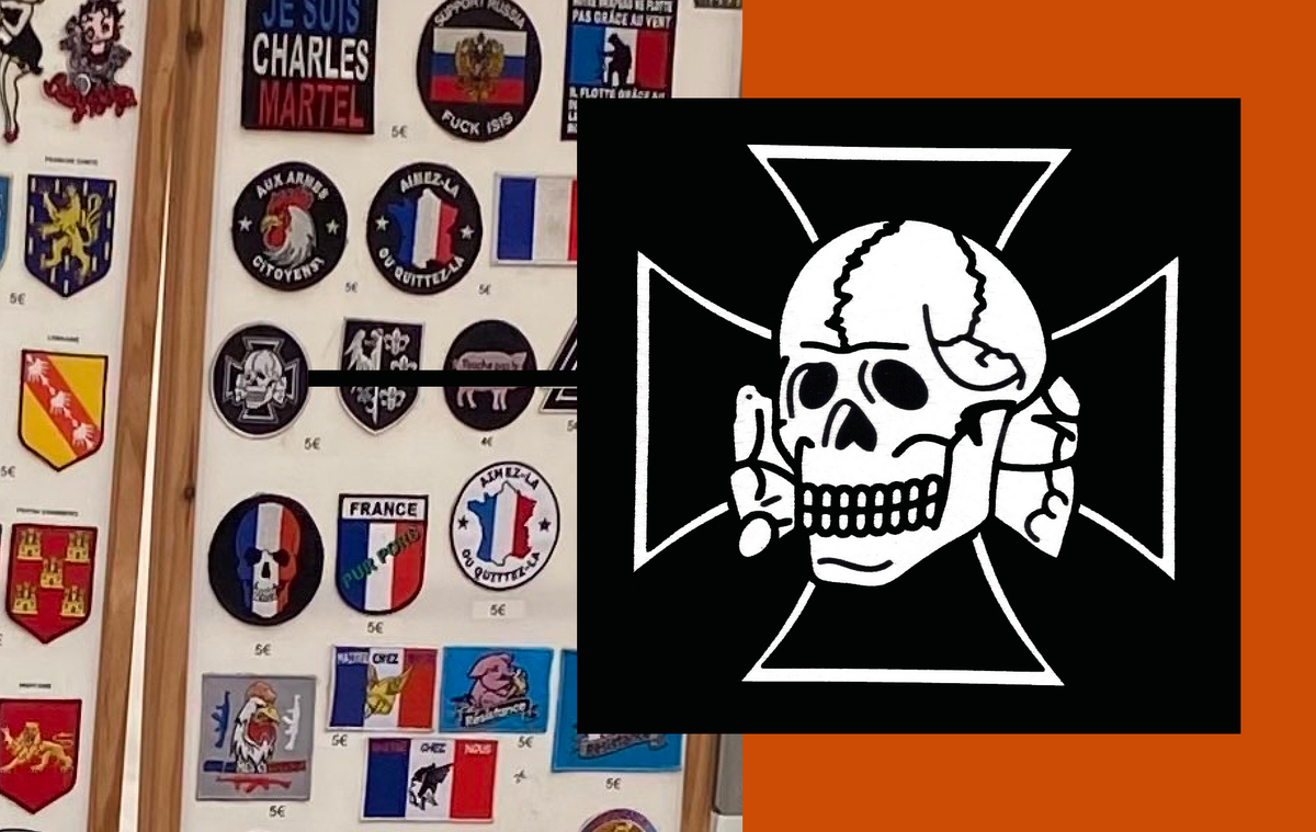 Toute une panoplie pour se déguiser en néo-fasciste - D.R.