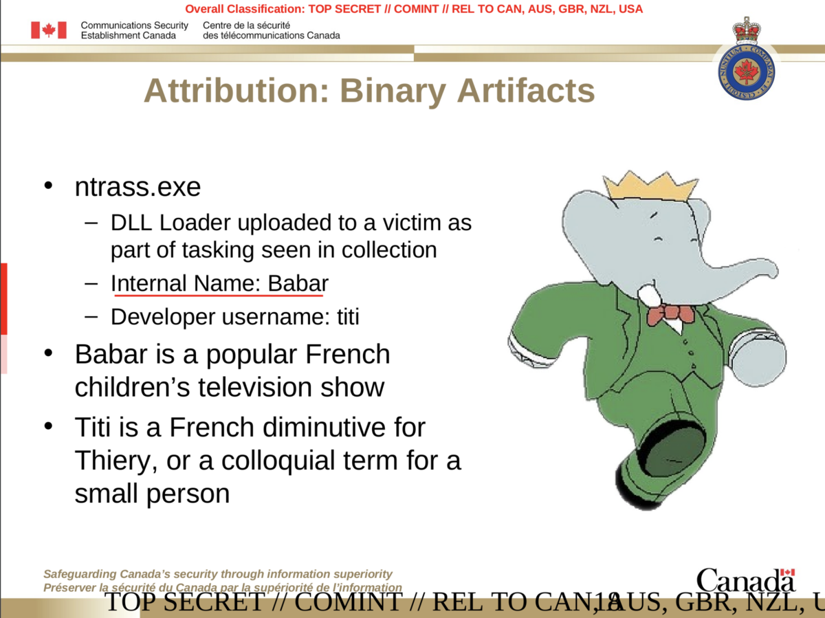 Babar, le cheval de Troie made in France.