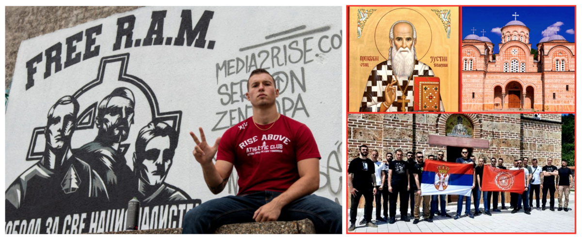 Robert Rundo en Serbie en 2021 - Photo de l’Action serbe. Images issues de Telegram. - 2025 - © Reflets