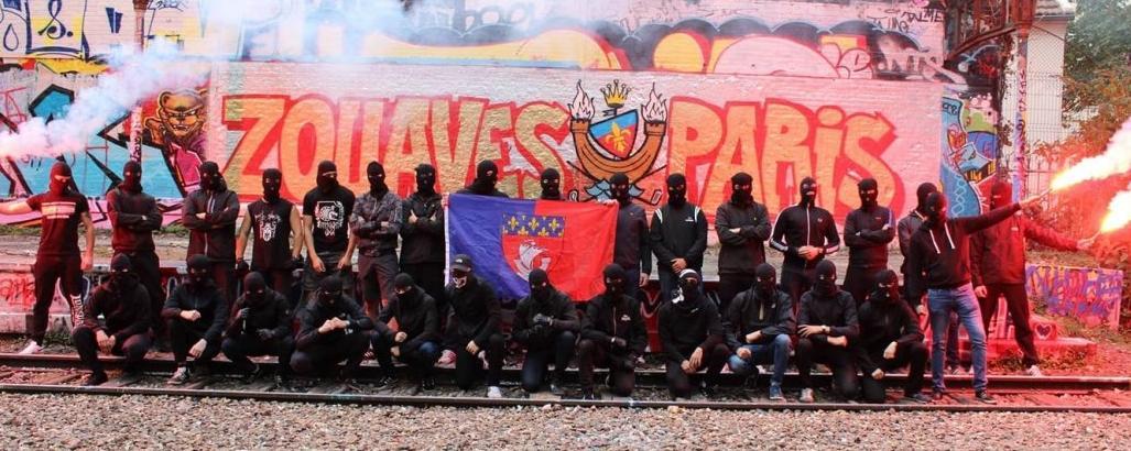 Les Zouaves Paris, des anciens du GUD, un groupe de combat de rue d'ultra-droite. - France Soir