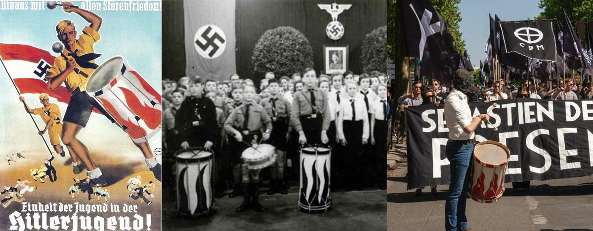 Saurez-vous reconnaître les tambours du C9M parmi ces tambours nazis ? - © Reflets