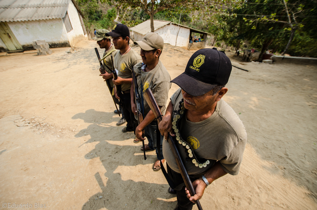 Policiers communautaires en périphérie rurale d’Acapulco, sur la côte Pacifique du Mexique. - Eduardo Blas