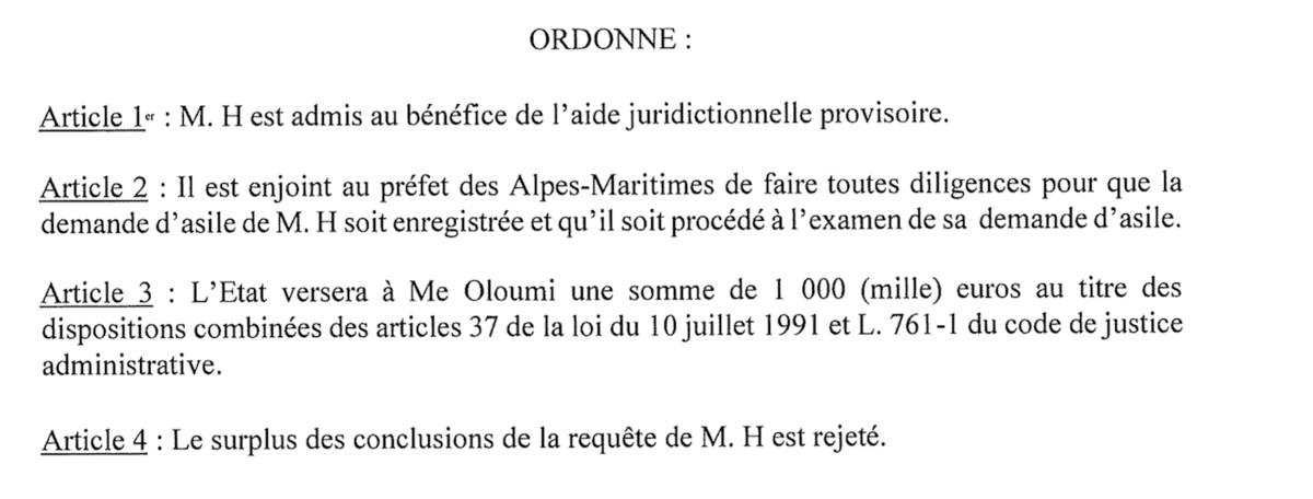 Exemple d'une des condamnations de l'Etat français - © Reflets - Citation Reflets.info requise
