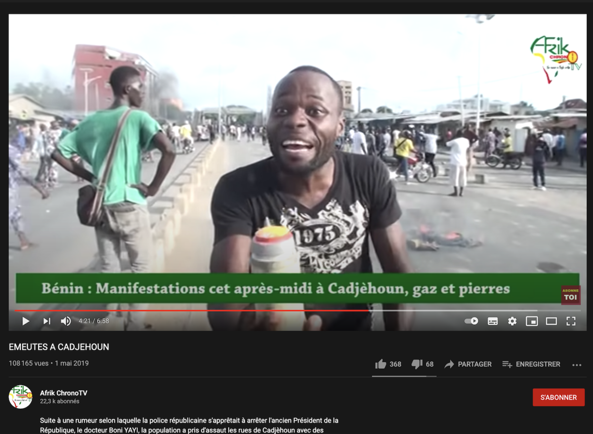 GLI-F4 au Bénin en 2019 -  Afrik ChronoTV