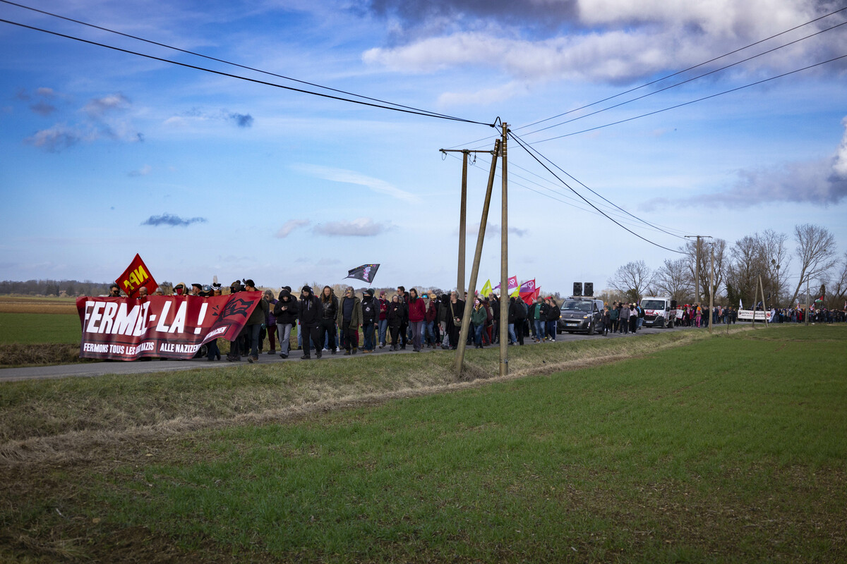 Plus de 450 perssones ont participé à la manif. ©Ricardo Parreira
