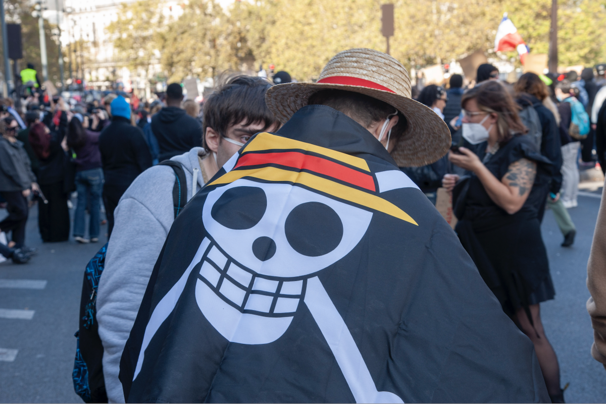 L'un des symboles de la contestation mondiale de la Gen Z - © Reflets