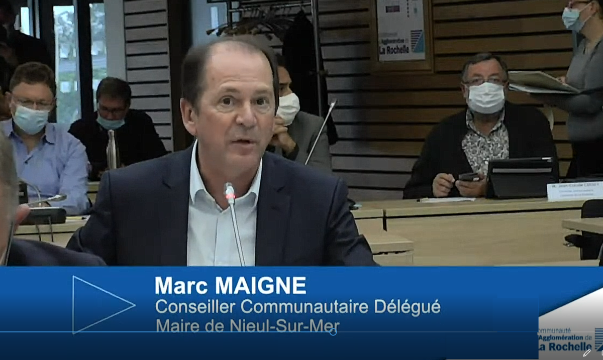 Marc Maigné s'inquiète du non respect des gestes barrières