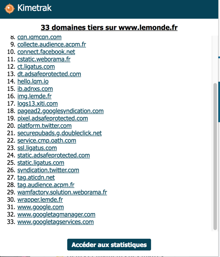Sites tiers sur Lemonde.fr - Copie d'écran - CC