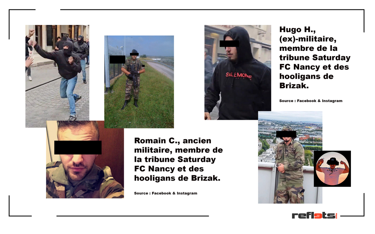 D'anciens militaires parmi les membres des groupuscules fascistes ? - © Reflets